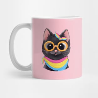 Cute Pansexual Shirt, Cute Pan Shirt, Cute Pan Pride, Subtle Pan Shirt, Pansexual Cat, Pan Flag Color, Pansexual Pride, Pan Pride Shirt, Subtle Pansexual, Cute Pansexual, Pansexual Clothing, Pansexuality Shirt, Cute Pansexuality Mug